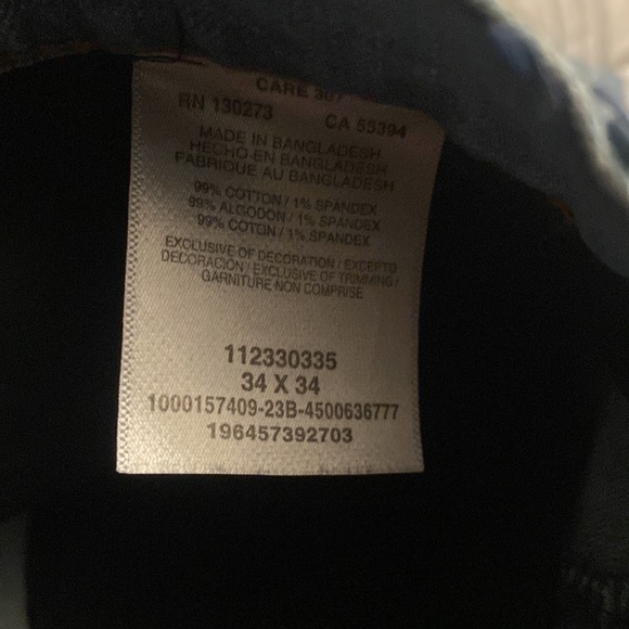 Wrangler retro jeans never worn heavy starched (slim boot) 34/34 - Picture 3 of 5